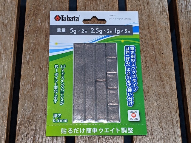 132円 【90％OFF】 タバタ シャフト専用鉛 Mix30 GV-0628